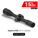 Aquilifer EP 5-25x56 FFP MRAD Tree Illuminated 34mm - ZERO STOP - HPVO