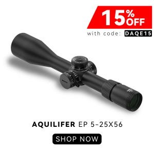 Aquilifer EP 5-25x56 FFP MRAD Tree Illuminated 34mm - ZERO STOP - HPVO