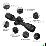 Aquilifer HT 4x32 SFP 1/4 MOA 1-Inch Tube Fixed Power - MPVO